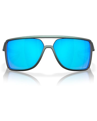 Oakley Oo9147 Castel Rectangular Sunglasses - Blue