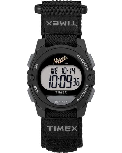 Timex Nhl Rivalry 33mm Watch – Minnesota Wild With Black Fastwrap