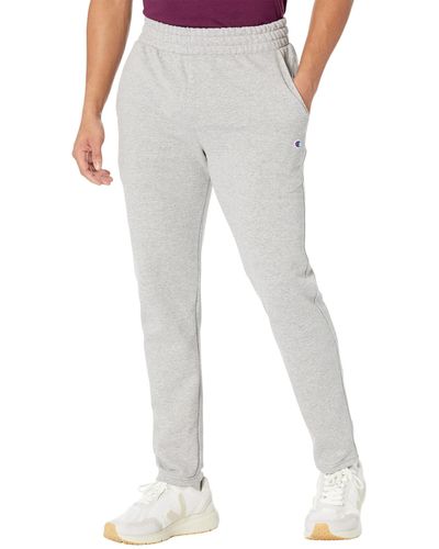 Champion , Powerblend Slim, Best Comfortable Sweatpants, Oxford Gray-549314, Small