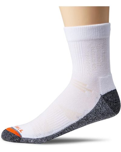 Merrell And Lightweight Repreve Work Comfort Cushioning Ankle Sock 3 Pair Pack - Black
