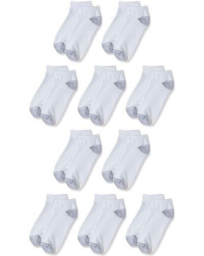 Hanes Womens 10-pair Value Pack Low Cut Athletic Socks - White
