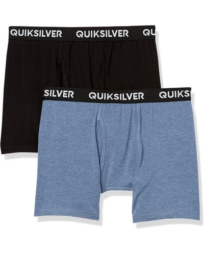 Quiksilver Mens Basic Boxer Briefs - Blue