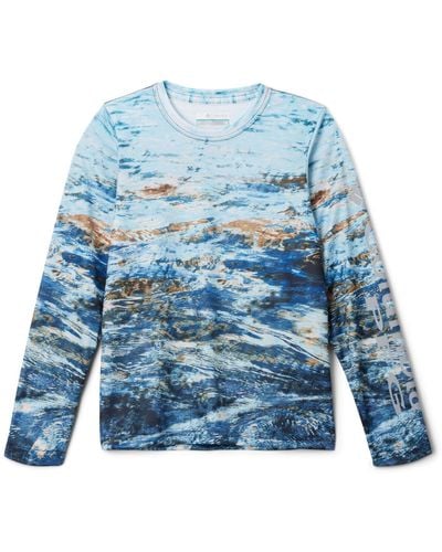 Columbia Youth Super Terminal Tackle Long Sleeve - Blue