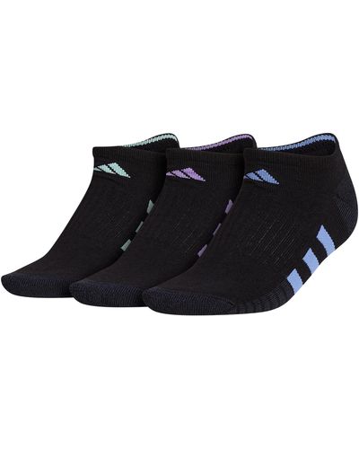 adidas Cushioned No Show Socks - Black