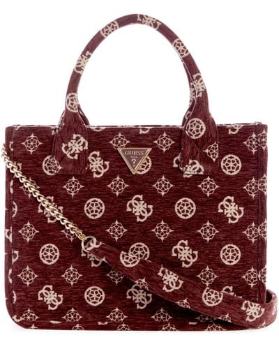 Guess Sevye 2 Compartment Tote - Red