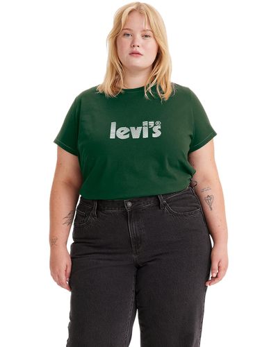 Levi's Size Perfect Tee Shirt - Green