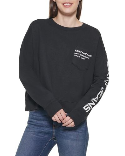 DKNY Jeans Casual Pullover - Black