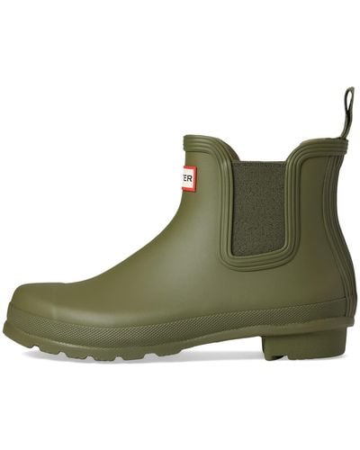 HUNTER Footwear Original Chelsea Rain Boot - Green