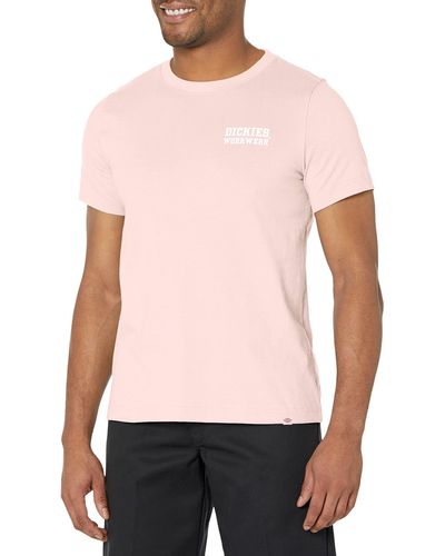 Dickies Plus Size Heavyweight Workwear Graphic T-shirt - Pink