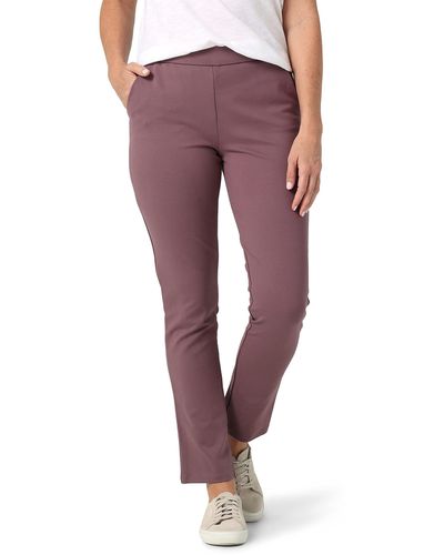 Lee Jeans Ultra Lux Mid Rise Slim Fit Ankle Pant - Purple