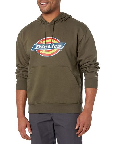 Dickies Water Repellent Tri-color Logo Hoodie - Green