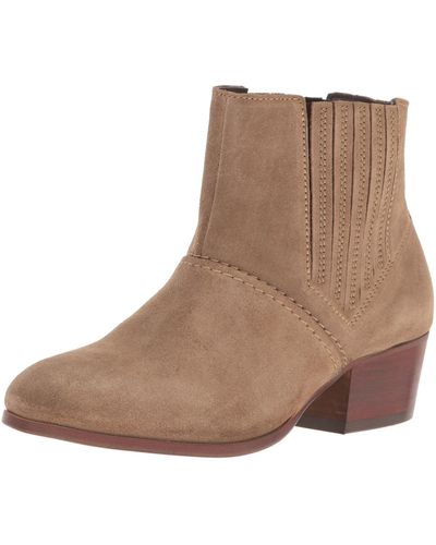 H by Hudson H Paige Suede Ankle Bootie - Brown