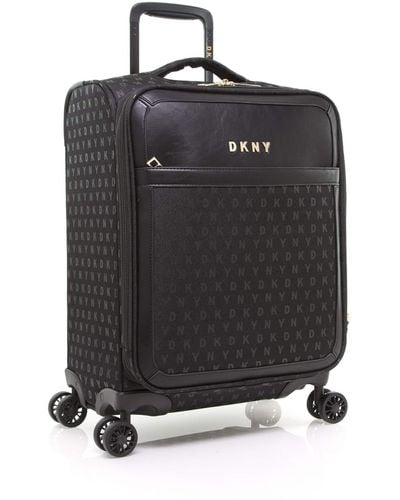 DKNY Signature Softside Spinner Luggage With Tsa Lock - Black
