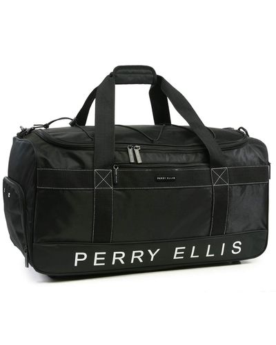 Perry Ellis 22" Weekender Duffel Bag - Black