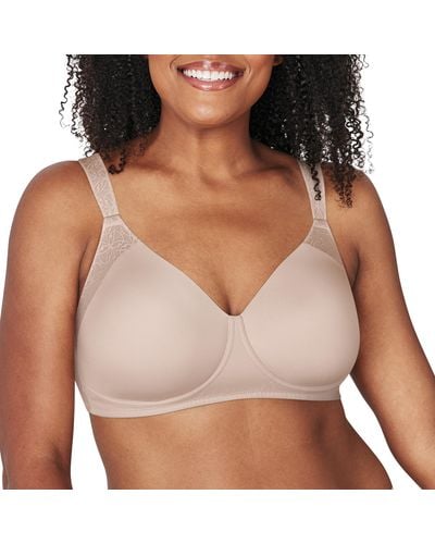 Playtex Secrets Perfectly Smooth Wireless Coverage T-shirt Bra For Full Figures - Brown