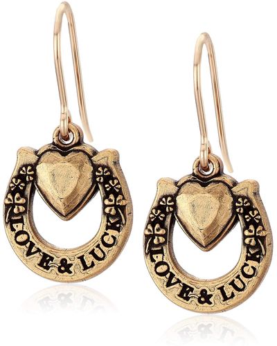 ALEX AND ANI Fortune's Favor Hook Earrings - Metallic