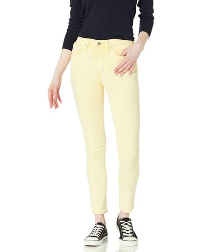 Levi's 721 High Rise Skinny Jeans - Yellow