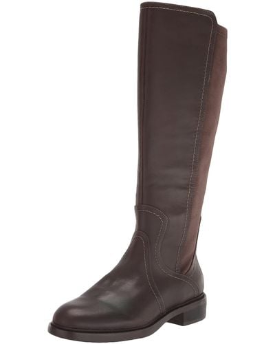 Lucky Brand Quenbe Riding Boot Fashion - Brown