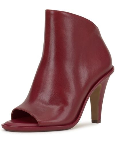 Vince Camuto Finndaya High Heel Bootie Ankle Boot - Red