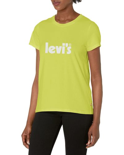 Levi's Size Perfect Logo Tee Shirt - Green