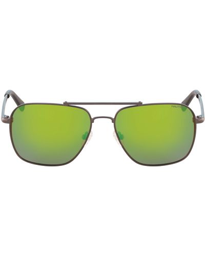 Nautica N4637sp Rectangular Sunglasses - Green