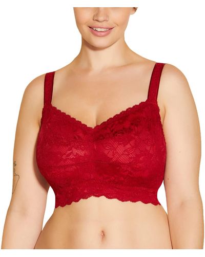 Cosabella Say Never Super Curvy Sweetie Bralette - Red