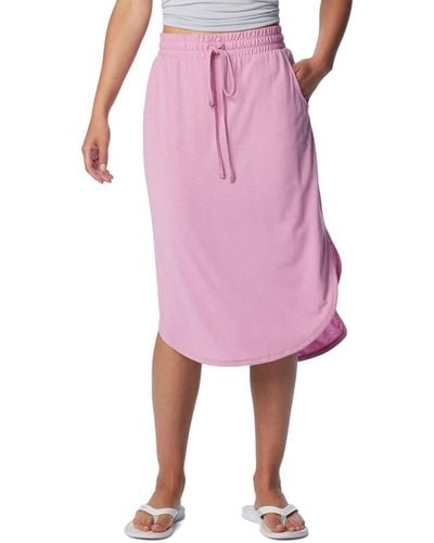 Columbia Slack Water Knit Skirt - Pink