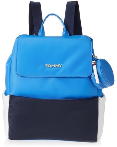 Tommy Hilfiger Payton Flap Backpack - Blue