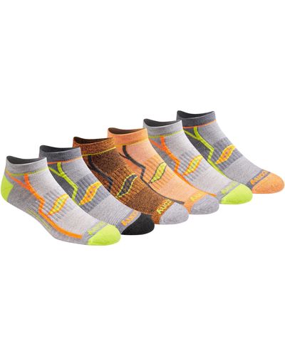 Saucony Multi-pack Bolt Performance Comfort Fit No-show Socks - Multicolor