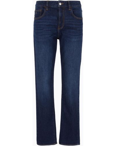 Emporio Armani A | X Armani Exchange J13 Slim Fit Comfort Cotton Pants - Blue