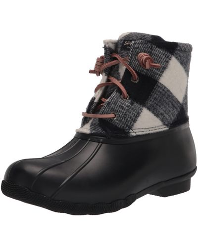 Sperry Top-Sider Saltwater Wool Rain Boot - Black