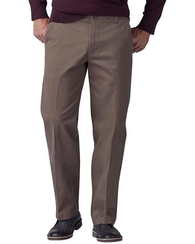 Lee Jeans Extreme Motion Flat Front Regular Straight Pant Woodspice 40w X 32l - Gray