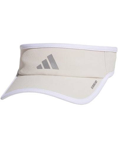 adidas Superlite Sport Performance Visor For Sun Protection And Outdoor Activities - White
