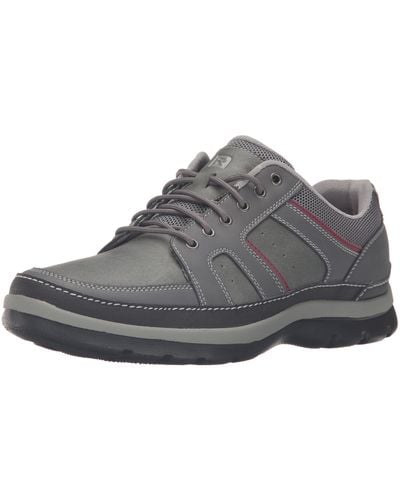 Rockport Get Your Kicks Mudguard (castlerock Grey Leather) Shoes