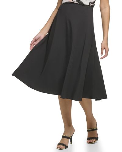 DKNY Casual Stretchy Pullon Skirt - Black