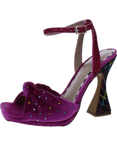 Betsey Johnson Alianna Heeled Sandal - Purple