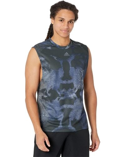 adidas Hiit All Over Print Tank - Multicolor