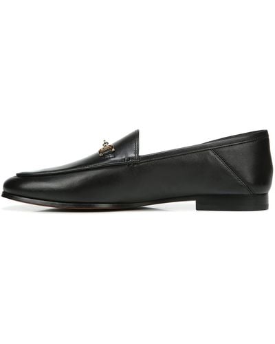 Sam Edelman Loraine' Horsebit Leather Step-in Loafers - Black
