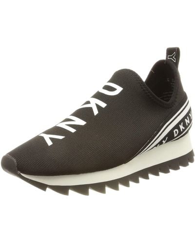 DKNY Abbi Slip On Performance Running Shoes - Black