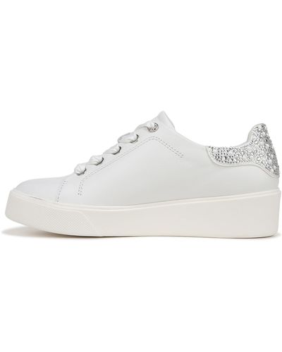 Naturalizer S Morrison Bliss Sparkle Detail Fashion Sneaker White Leather 5.5 M