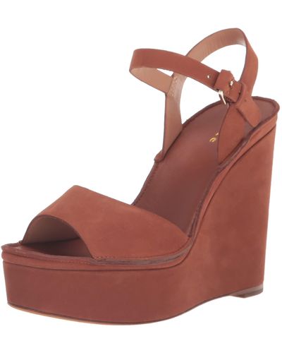 Joie Wedge Sandal - Red