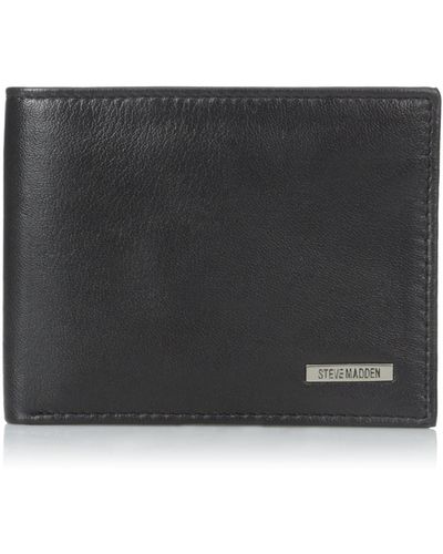 Steve Madden Passcase Wallet With Multi Tool - Black
