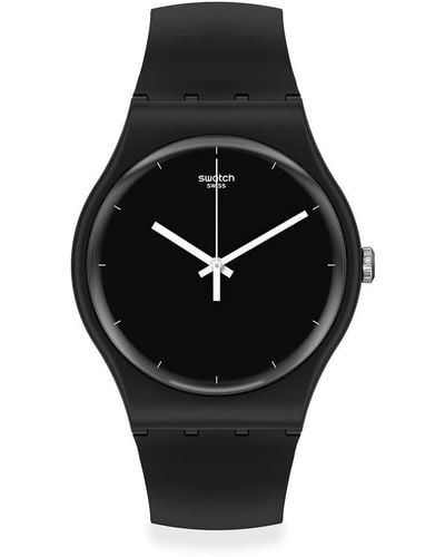 Swatch Think Time Black