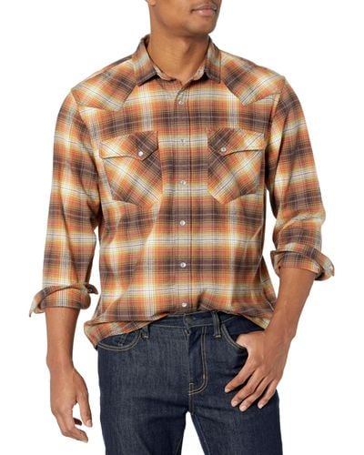 Pendleton Long Sleeve Wyatt Shirt - Brown