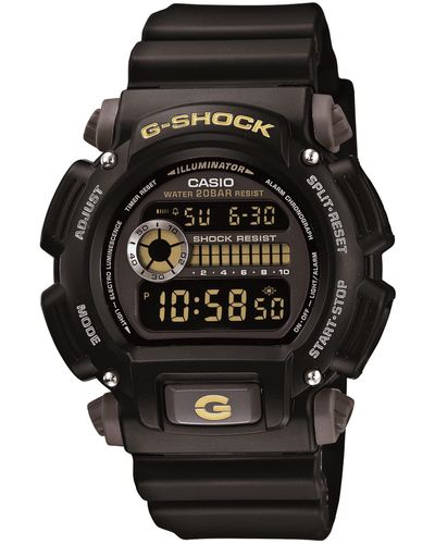 G-Shock G-shock Dw9052-1bcg Black Resin Sport Watch