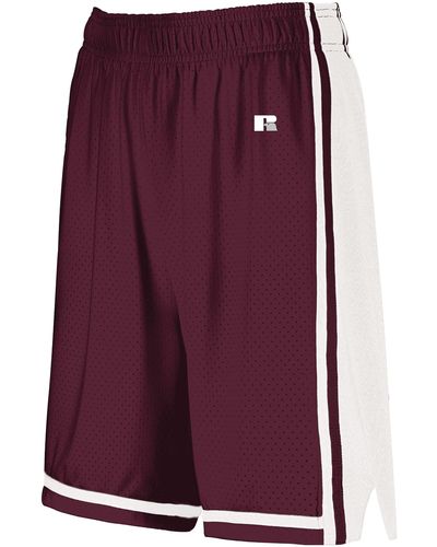 Russell Standard Ladies Legacy Basketball Shorts - Purple