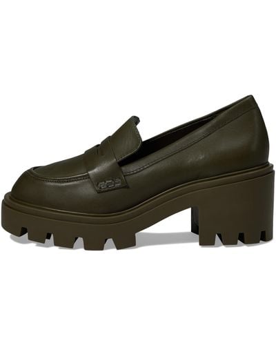 SCHUTZ SHOES Viola Tractor Loafer Flat - Green