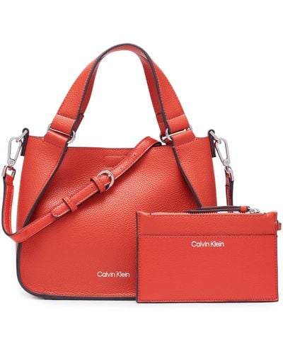 Calvin Klein Estelle Novelty Crossbody - Red
