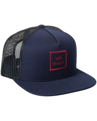 RVCA Adjustable Snapback Hat - Blue