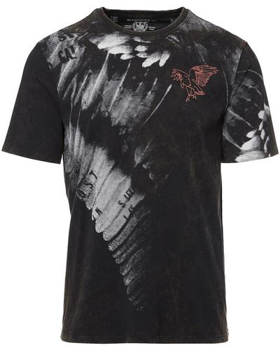 Buffalo David Bitton Short Sleeve Americana Tee - Black